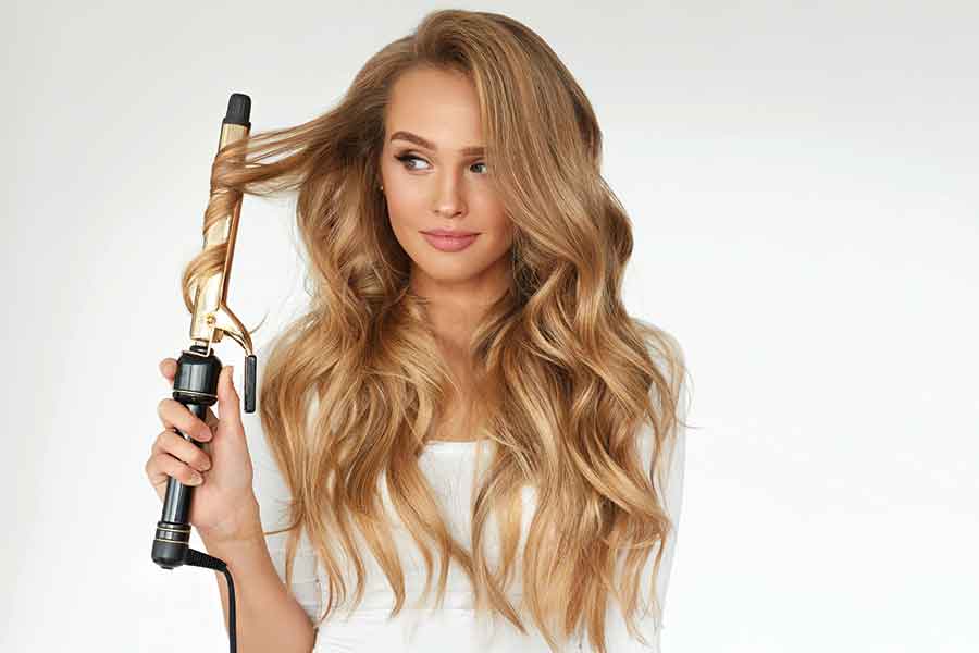 Curling hair without heat protectant online